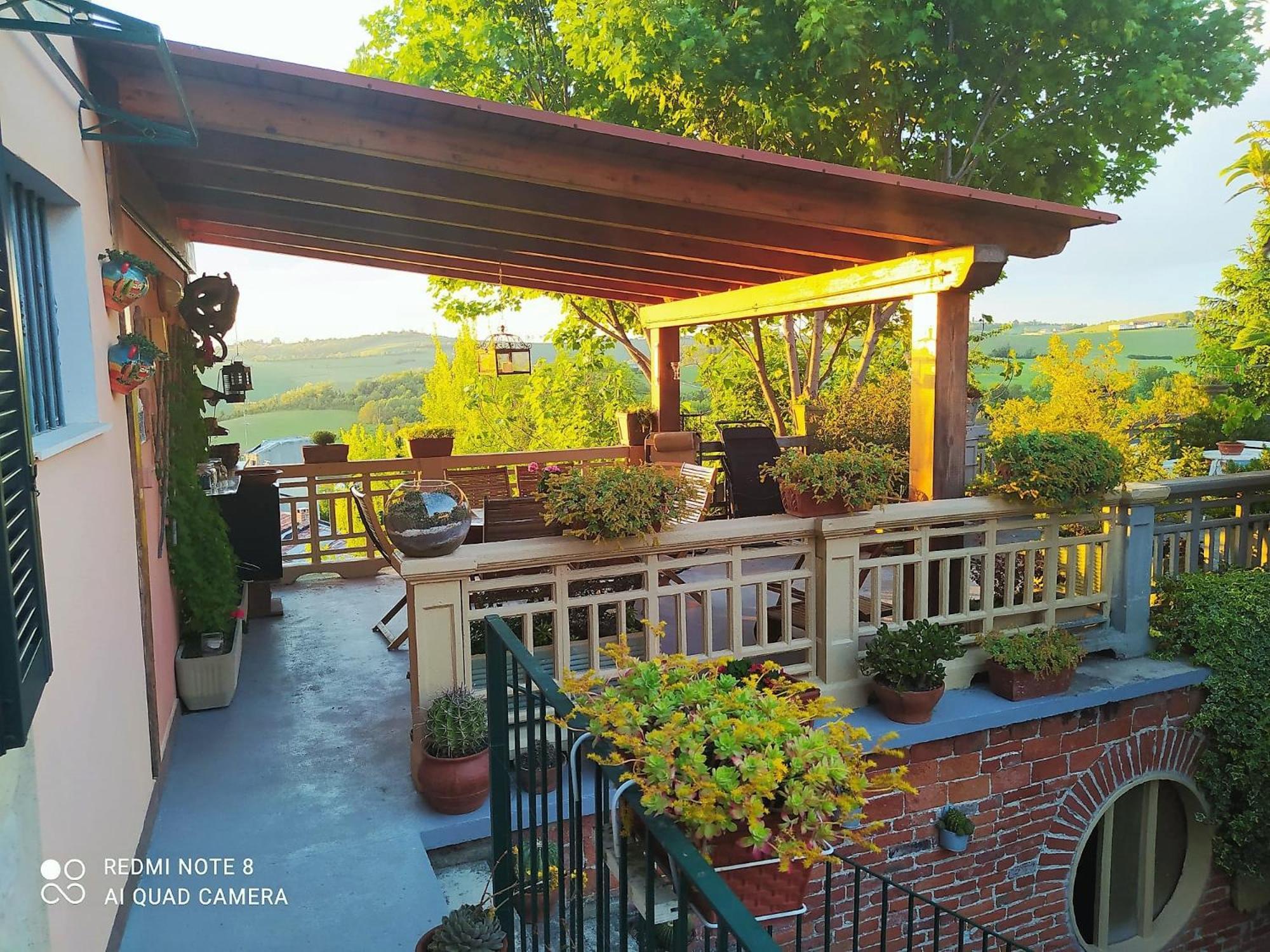 오짜노 몬페라토 La Terrazza Sul Monferrato 아파트 외부 사진